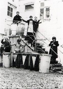 Kukl, Sjón and Þór Eldon by Modern Art Museum. (source: Sykurmolarnir)