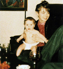 Björk & Sindri 1986 (photo: The Sun)