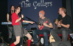 Hafdí's band - Live at The Cellars @ Eastney, Hampshire, photos by Justin Parry