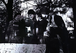 Stefan Arni and Siggi Kinski на сьемках клипа Hoppípolla (photo: Promo)